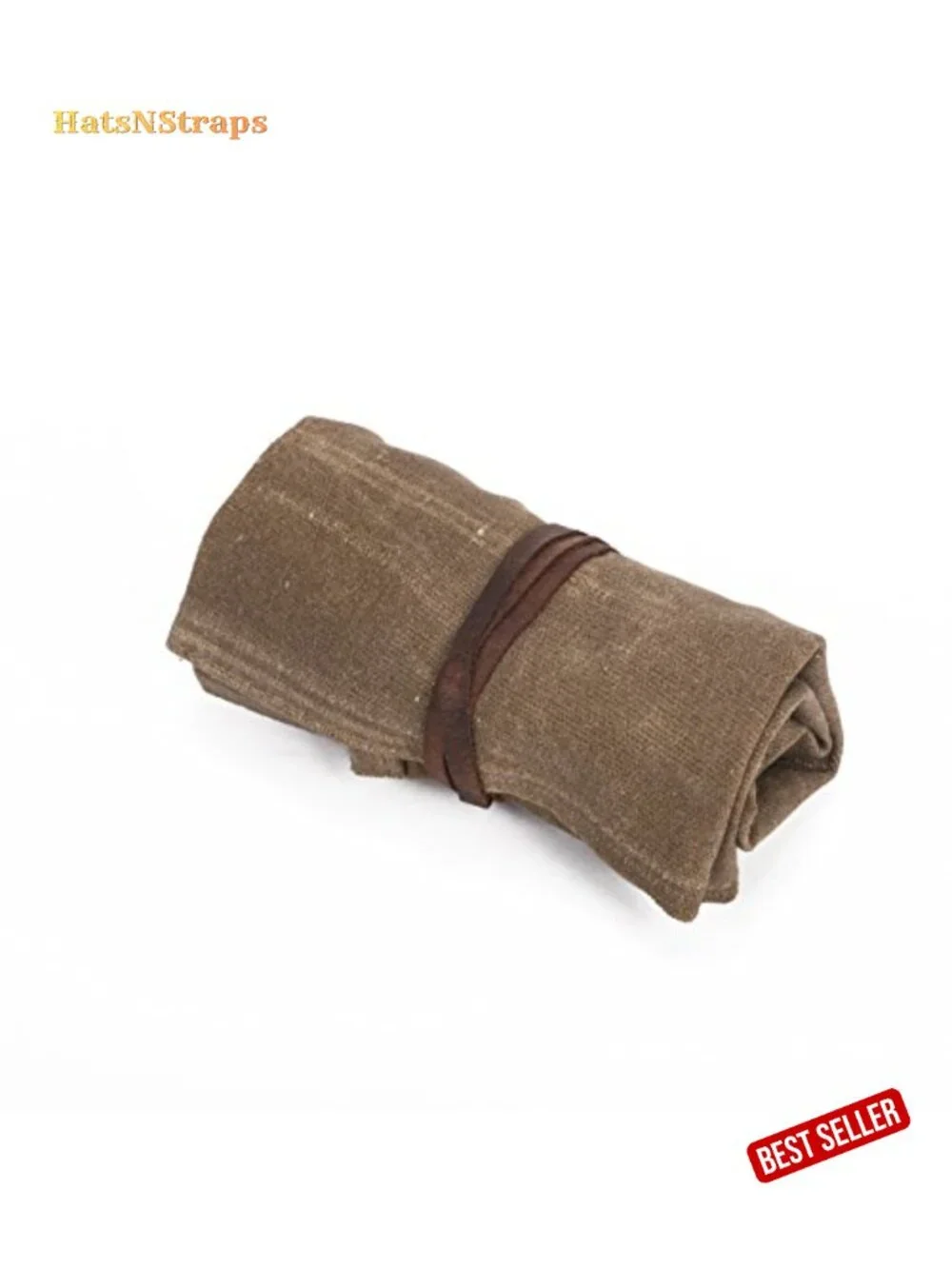 Waxed Canvas Watch Roll Handmade Waterproof Travel Case Organizer Holds 6